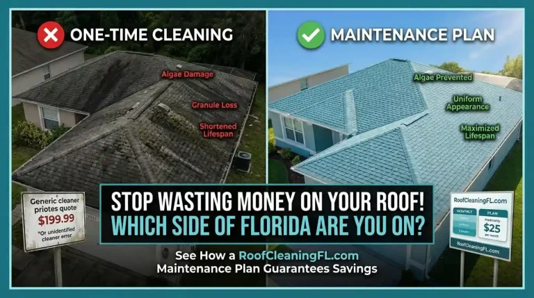 One-Time Roof Cleaning vs Roof Maintenance Plan: What Saves More Money Long-Term?